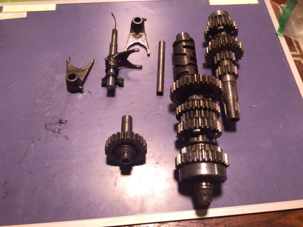 03-08 OEM SUZUKI LTZ400 KFX400 DVX400 Transmission Shaft Gears Shift Drum Forks
