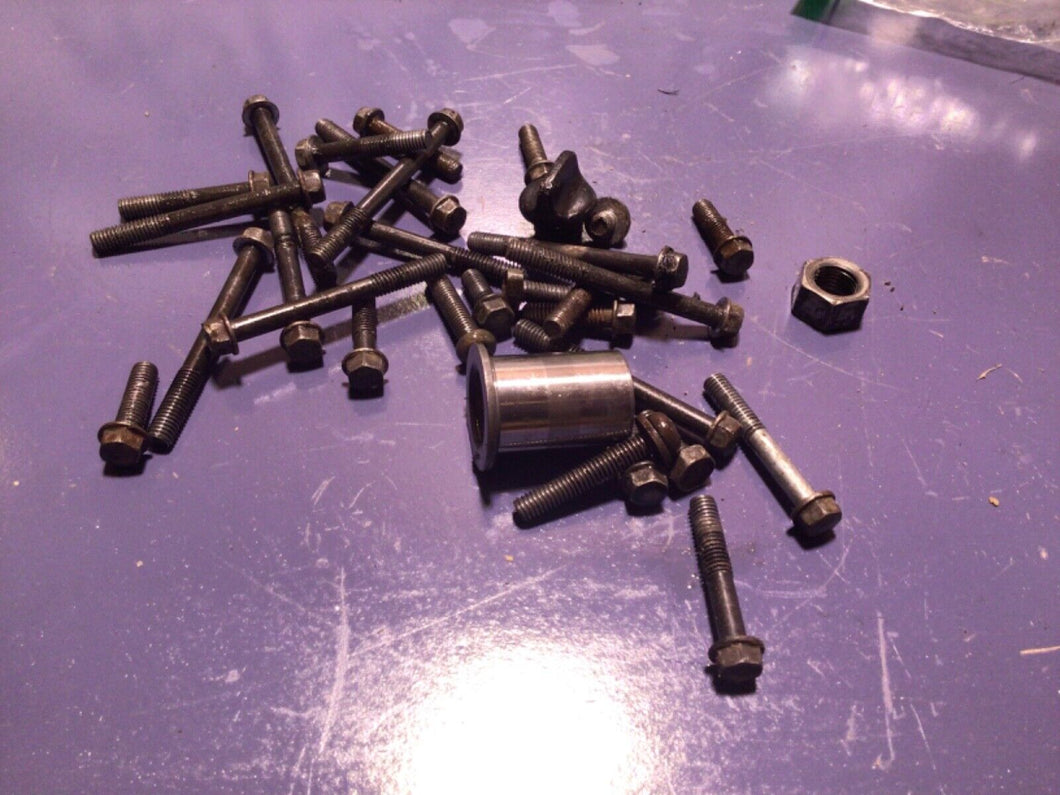 1988 Honda CR80 hardware bolts flywheel nut misc engine bolts
