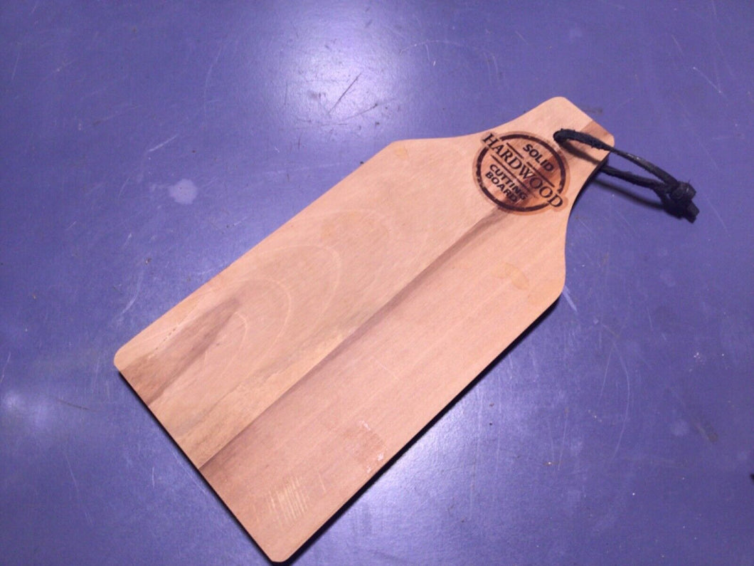 Hardwood Kitchen Cutting Board Wood 9.5x4” NOS (new Old Stock) small