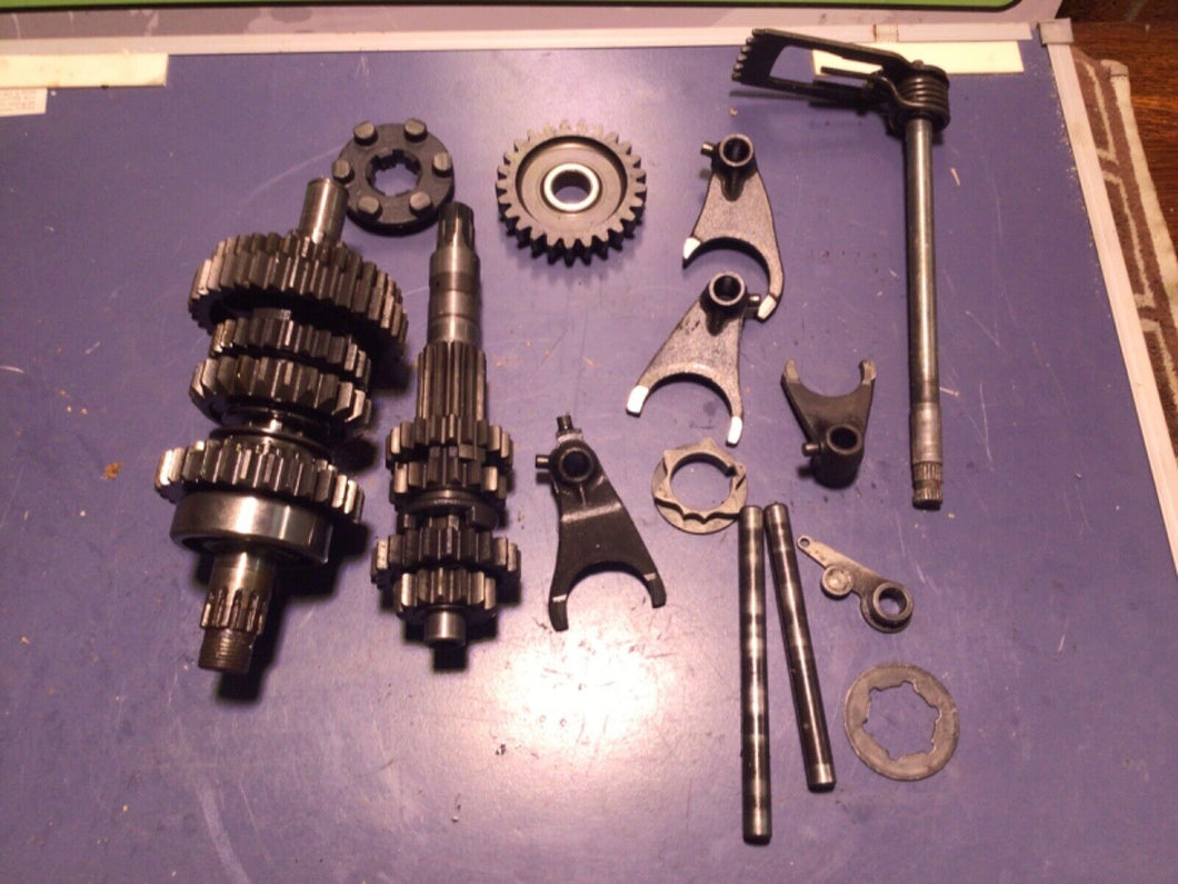 86 1986 LT230S QUADSPORT 230 LT S TRANSMISSION TRANS SHIFT DRUM FORKS FORK LT230