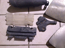 Load image into Gallery viewer, 2001 KTM 250 EXC SX Side Number Plate Plastics Silver fork guards frame guard
