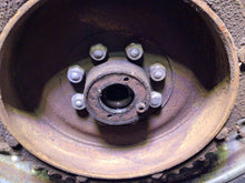 Load image into Gallery viewer, 1970 Triumph T100C Daytona Twin T100 T100C  Trophy 4.00-18 REAR WHEEL BRAKE DRUM
