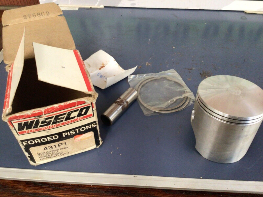 WISECO 431M07025 FORGD PISTON HONDA  CR ATC 250 78-80 CR250 81-84 ATC250 431p1