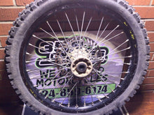 Load image into Gallery viewer, 05 KAWASAKI KX125 KX250 KX250F OEM 21&quot; FRONT WHEEL RIM HUB TIRE 41034-0018
