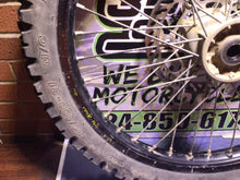 Load image into Gallery viewer, 05 KAWASAKI KX125 KX250 KX250F OEM 21&quot; FRONT WHEEL RIM HUB TIRE 41034-0018
