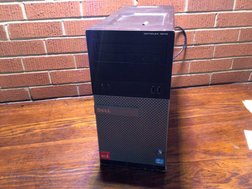 Dell Optiplex 3010 Intel Core I3-3470 3.2 GHz 8 GB ram No HDD/No OS