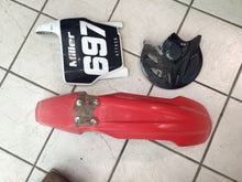 Load image into Gallery viewer, 2004-08 Honda CRF450R Plastic Kit front fender number plate caliper cover
