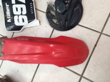 Load image into Gallery viewer, 2004-08 Honda CRF450R Plastic Kit front fender number plate caliper cover
