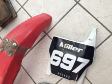 Load image into Gallery viewer, 2004-08 Honda CRF450R Plastic Kit front fender number plate caliper cover
