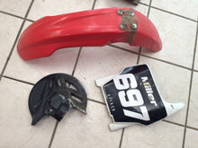 Load image into Gallery viewer, 2004-08 Honda CRF450R Plastic Kit front fender number plate caliper cover

