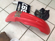 Load image into Gallery viewer, 2004-08 Honda CRF450R Plastic Kit front fender number plate caliper cover
