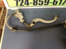 Load image into Gallery viewer, OEM 2005 Honda CRF450r CRF 450r Rear Caliper Master Cylinder Brake Line Pedal
