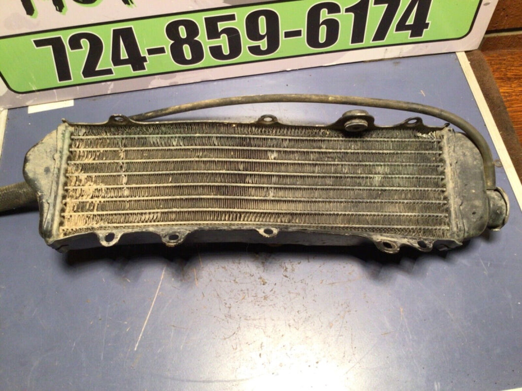 87 88 89 KAWASAKI KX 125 OEM FACTORY RADIATOR NICE NO LEAKS 39061-1120