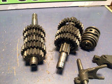 Load image into Gallery viewer, KAWASAKI KX125 KX 125 1987 87 TRANSMISSION GEARS FORKS CRANKSHAFT GEARS
