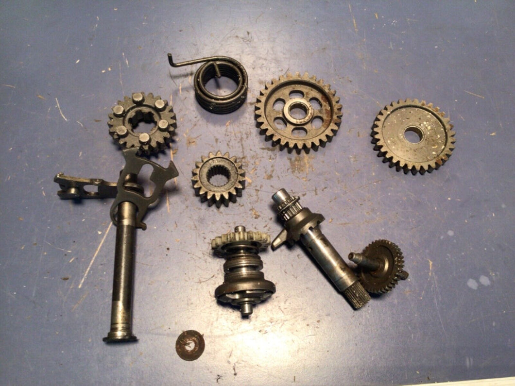 KX125 KAWASAKI 1987 KX 125 87 KICK IDLER GEAR KICKER START STARTER Shift shaft