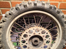 Load image into Gallery viewer, 92 93 94 HONDA CR125 CR 125R OEM REAR WHEEL REAR RIM HUB TIRE 42601-ML3-790
