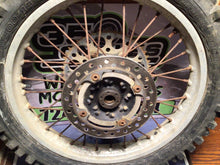 Load image into Gallery viewer, 92 93 94 HONDA CR125 CR 125R OEM REAR WHEEL REAR RIM HUB TIRE 42601-ML3-790

