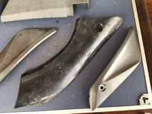 Load image into Gallery viewer, 97 98 99 00 01 TRIUMPH DAYTONA 955I Plastic trim RAM AIR DUCT INTAKE COVERS
