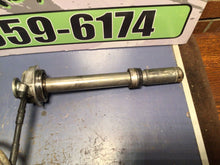 Load image into Gallery viewer, 1999 Triumph Daytona 955i OEM Front Axle w/ spacers speedo gear cable
