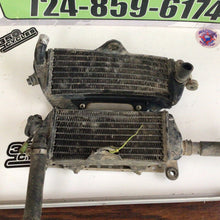 Load image into Gallery viewer, 1998 95-06 KDX200 KDX 200 OEM Radiator Coolant Reservoir Set Fill Cap Fins
