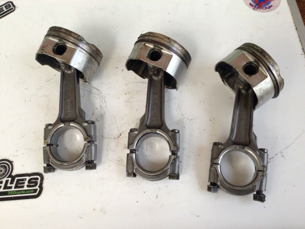 1999 99-04 Triumph Daytona 955 955i OEM Connecting Rods Pistons Lot