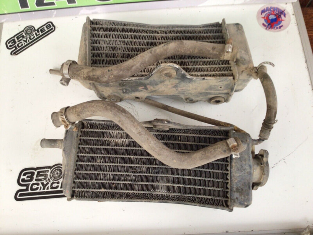 1988 Honda CR125 Radiators And Hoses Left Right Honda CR125R Radiators