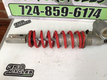 Load image into Gallery viewer, 1988 Honda cr125 rear shock 52400-KS6-841 damper absorber OEM good spring red
