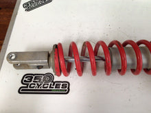 Load image into Gallery viewer, 1988 Honda cr125 rear shock 52400-KS6-841 damper absorber OEM good spring red
