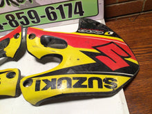 Load image into Gallery viewer, 1996-  2000 Suzuki RM250 or RM125 Motocross Radiator Shrouds rad scoops
