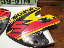 Load image into Gallery viewer, 1996-  2000 Suzuki RM250 or RM125 Motocross Radiator Shrouds rad scoops
