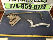 Load image into Gallery viewer, 1995 KX80 Rear Brake Assembly OEM Caliper Master Cylinder Kawasaki KX 80 1991-97
