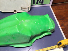 Load image into Gallery viewer, 1995 1996 Kawasaki KX 80 Rear Fender Plastic KX80 number plate front
