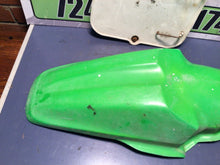 Load image into Gallery viewer, 1995 1996 Kawasaki KX 80 Rear Fender Plastic KX80 number plate front
