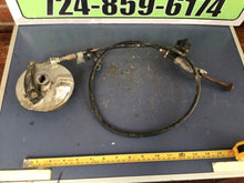 Load image into Gallery viewer, 2000 Honda XR100R FRONT BRAKE DRUM PLATE perch cable
