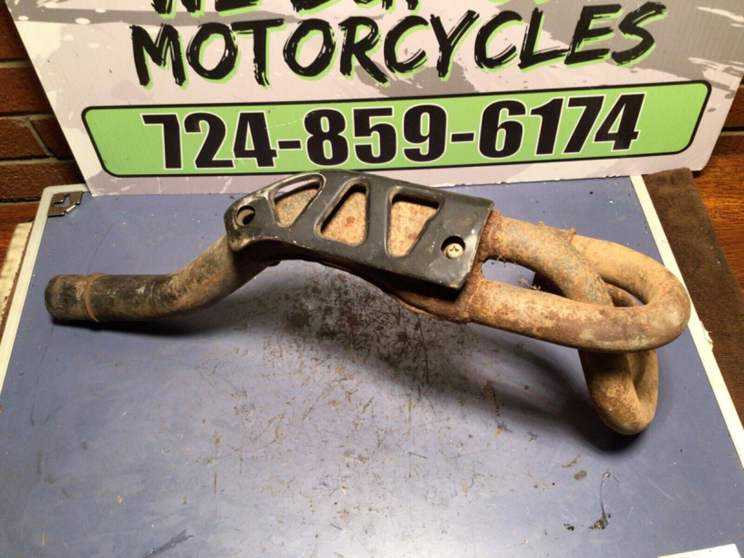 1984 HONDA XL250R XL 250  Exhaust Header Pipe Head