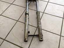Load image into Gallery viewer, 1984 Honda XL250R OEM Front Forks triple tree for parts  51400-KL4-671
