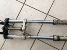 Load image into Gallery viewer, 1984 Honda XL250R OEM Front Forks triple tree for parts  51400-KL4-671
