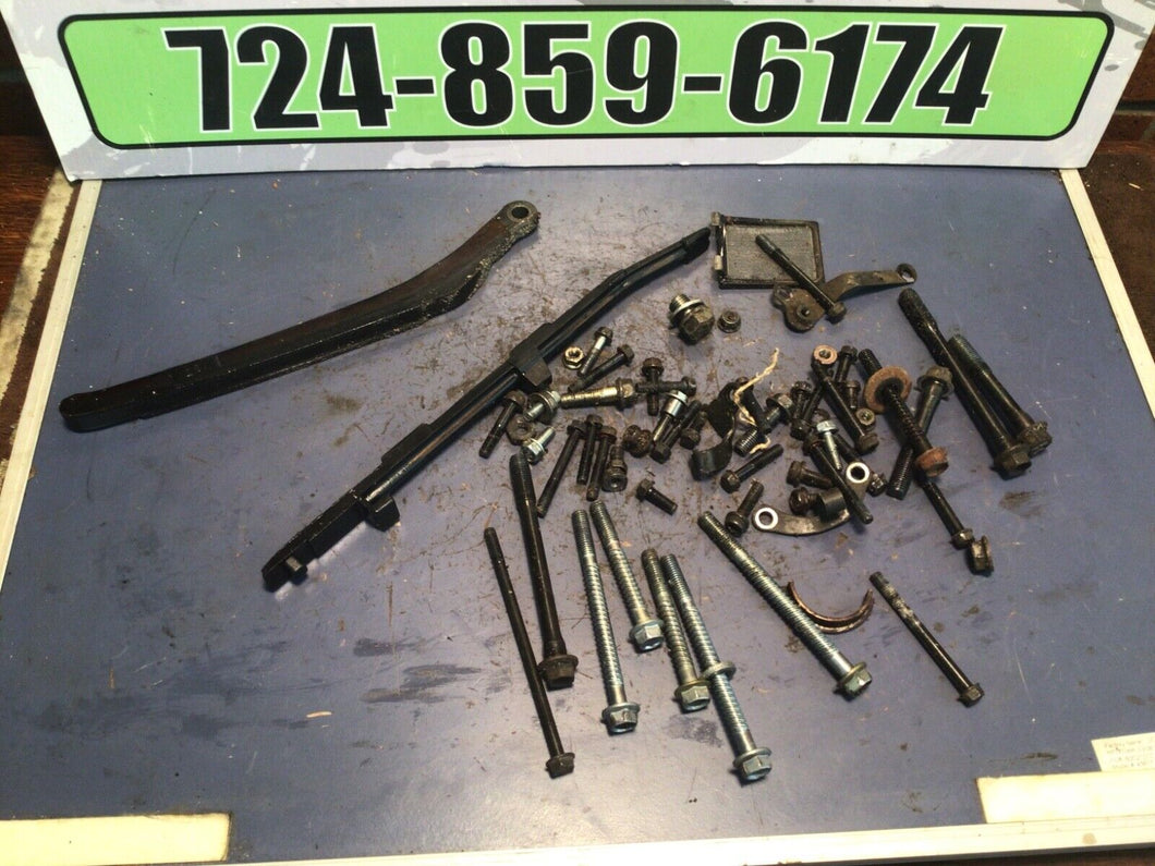 1987 Honda XL600 R OEM misc engine top end hardware bolts guides timing drain