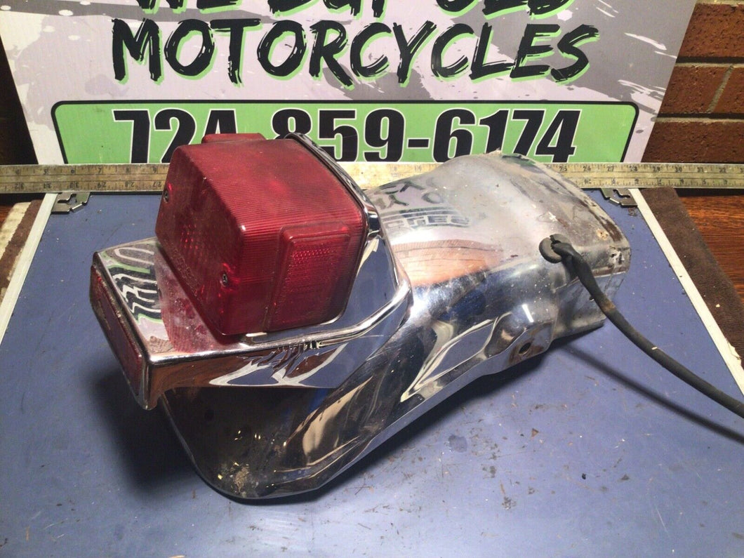 1982 82 81-83 Yamaha Virago 750 XV750 Rear Back Tail Light Fender chrome