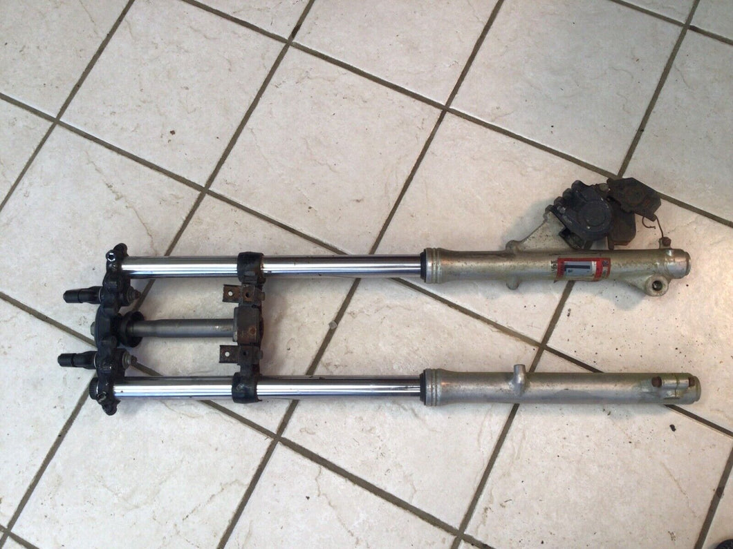 1981-1983 Yamaha XV750 Virago Front Forks Fork Tubes Set Front End Triple Tree