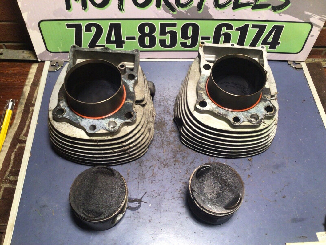 1981 YAMAHA VIRAGO 750 FRONT and REAR CYLINDER JUG Pistons Cylinders
