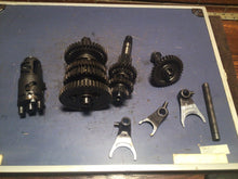 Load image into Gallery viewer, 1987-1992 Honda Trx250x Oem Transmission tranny gears shift forks
