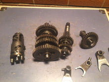Load image into Gallery viewer, 1987-1992 Honda Trx250x Oem Transmission tranny gears shift forks
