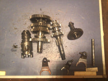 Load image into Gallery viewer, 1987-1992 Honda Trx250x Oem Transmission tranny gears shift forks
