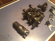 Load image into Gallery viewer, 1987-1992 Honda Trx250x Oem Transmission tranny gears shift forks
