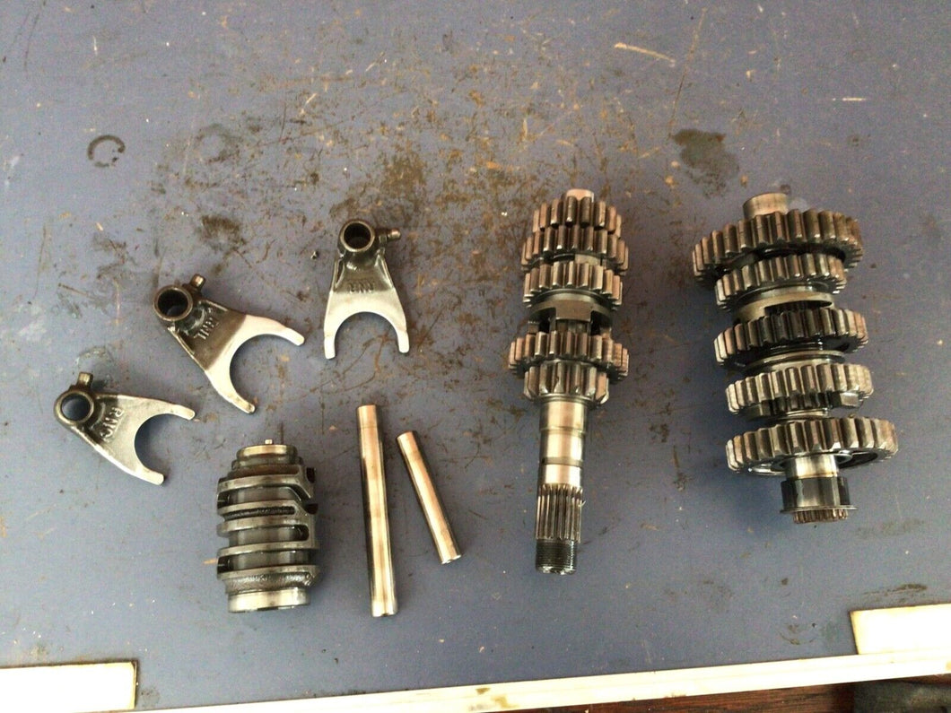2007 2004-2007 Honda CRF250R Transmission Gearbox Both Shafts Gears Shift Drum