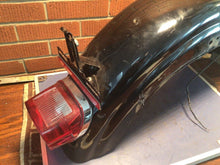 Load image into Gallery viewer, 1993 Harley Sportster 883 XL883 OEM Rear Fender tail light scratches/scuffs/dent
