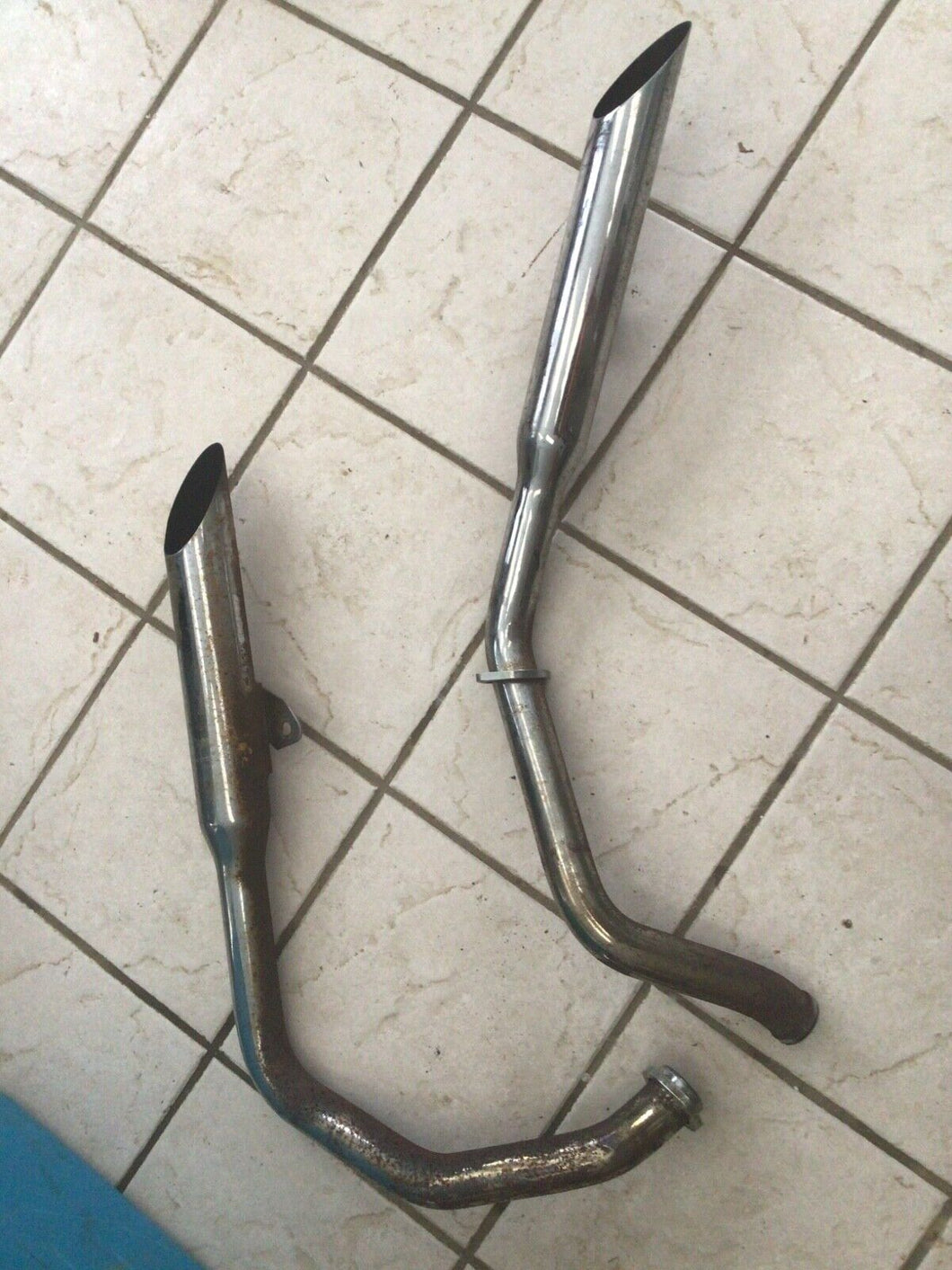 1993 Harley Davidson Sportster XL 1200 XL1200 Exhaust Header pipe muffler RUSTY