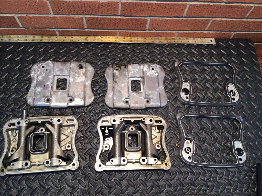 1993 Harley Sportster 883 1200 Rear Front Cylinder Head Cover Rocker Boxes Arms