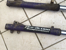 Load image into Gallery viewer, 95 KTM 250 300 EXC MXC SX OEM FRONT FORKS RIGHT LEFT FORK TUBES TREES 250SX

